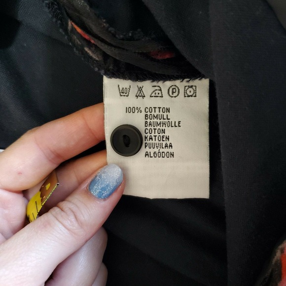 H&M x Hennes Collection Rose Floral Velvet Vintage‎ Style Mini Skirt. Size 8 - Picture 7 of 8